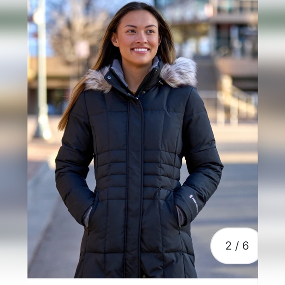 Free Country Full Length Splendor Down Jacket NEW W/TAGS - Picture 2 of 14